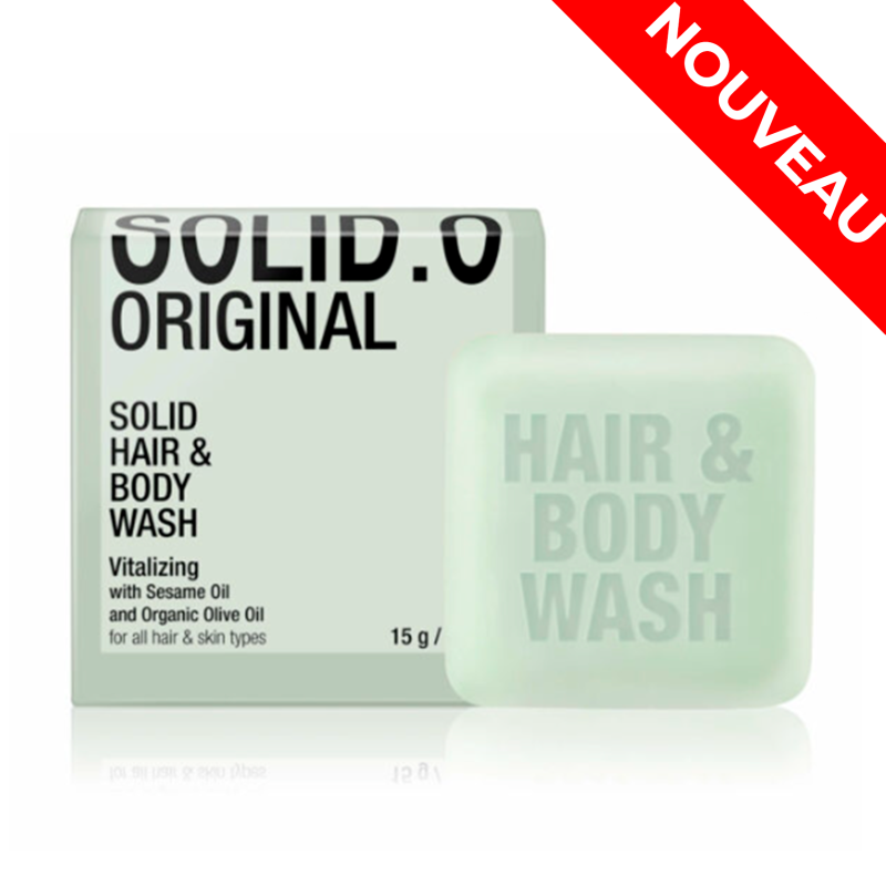 Gel-shampoing solide en barre 15 gr