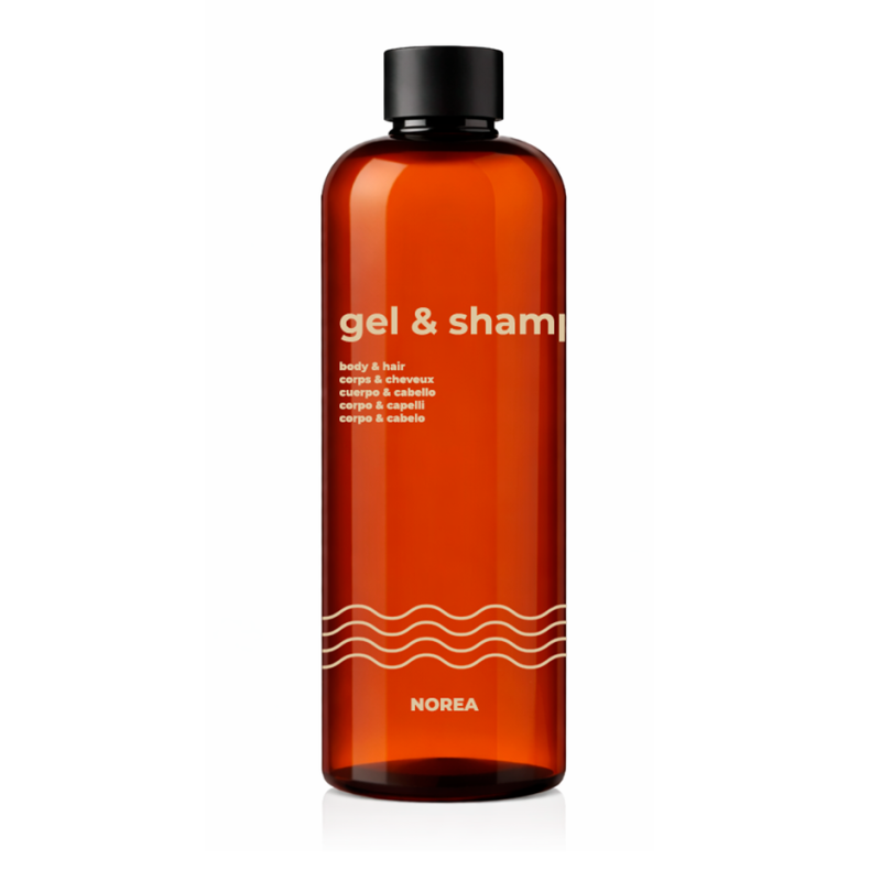 Gel Douche et Shampoing NOREA en flacon rechargeable 300 ml