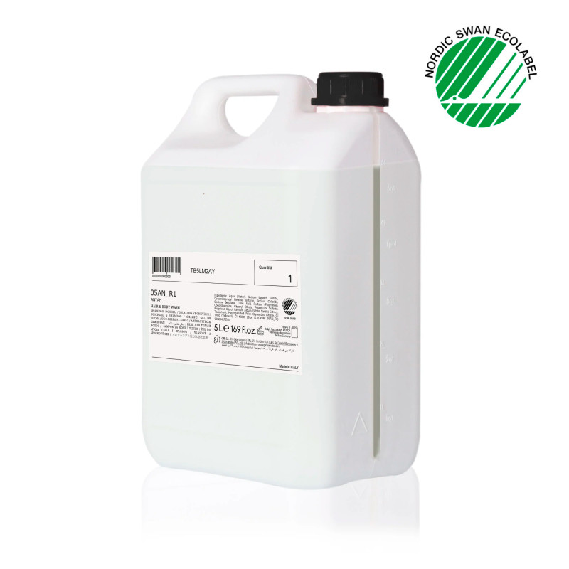 4 x Flacon de 5 L de Gel-Shampoing NOREA