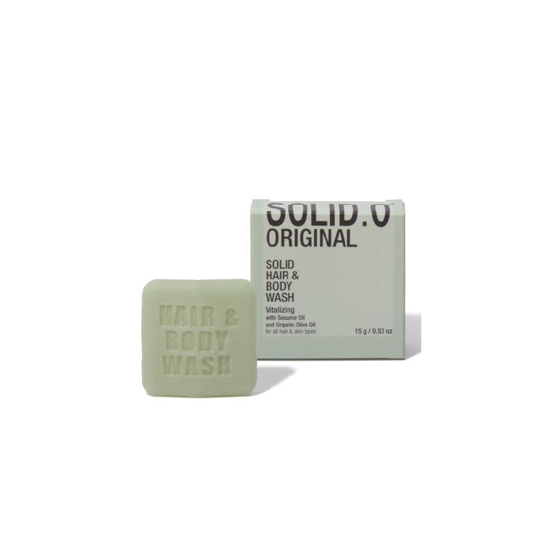 Gel-shampoing solide en barre 15 gr