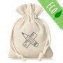 Sac en lin naturel pour kit pour chien