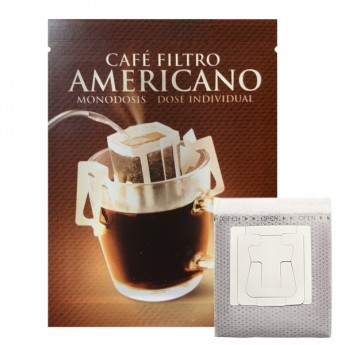 Filtre à café avec café moulu