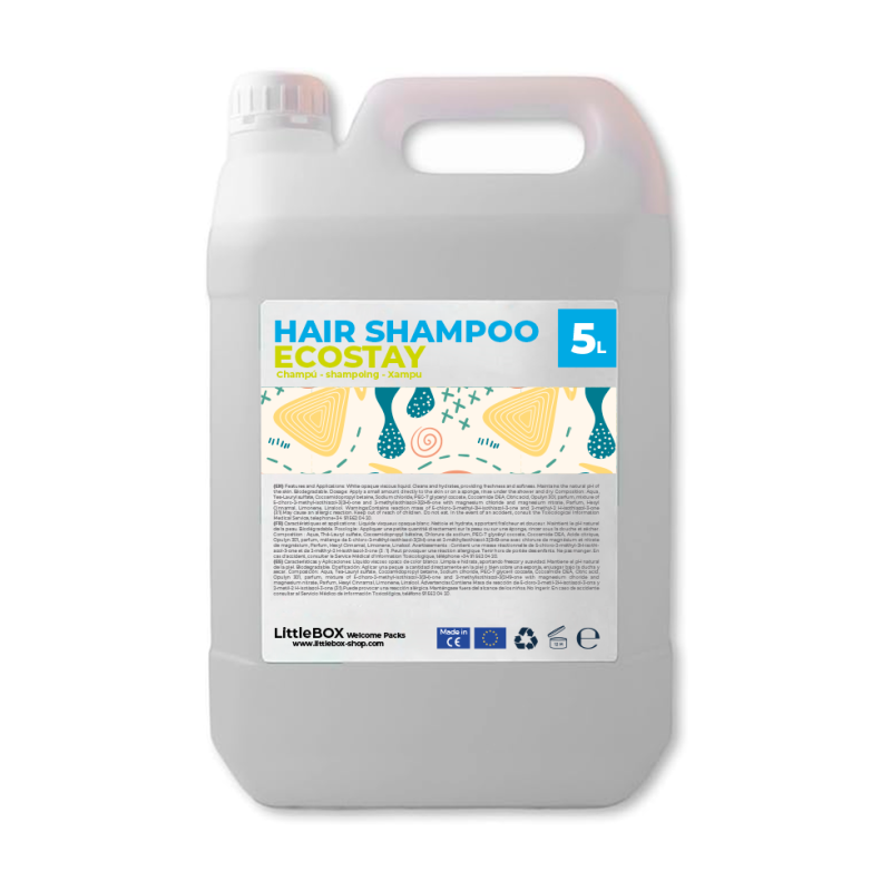 4 X Flacon de 5 L de Shampooing neutre