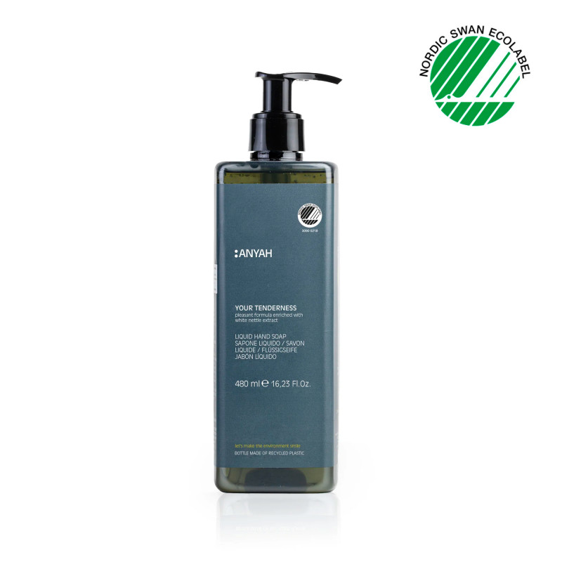 Distributeur rechargeable de savon liquide pour les mains ANYAH 480 ml
