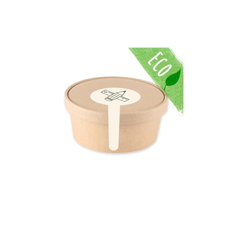 Gamelle pour chien adhésif personnalisé